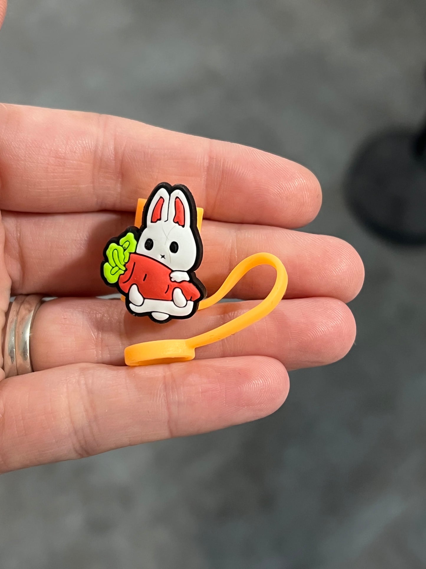 Bunny rabbit Stanley straw buddy
