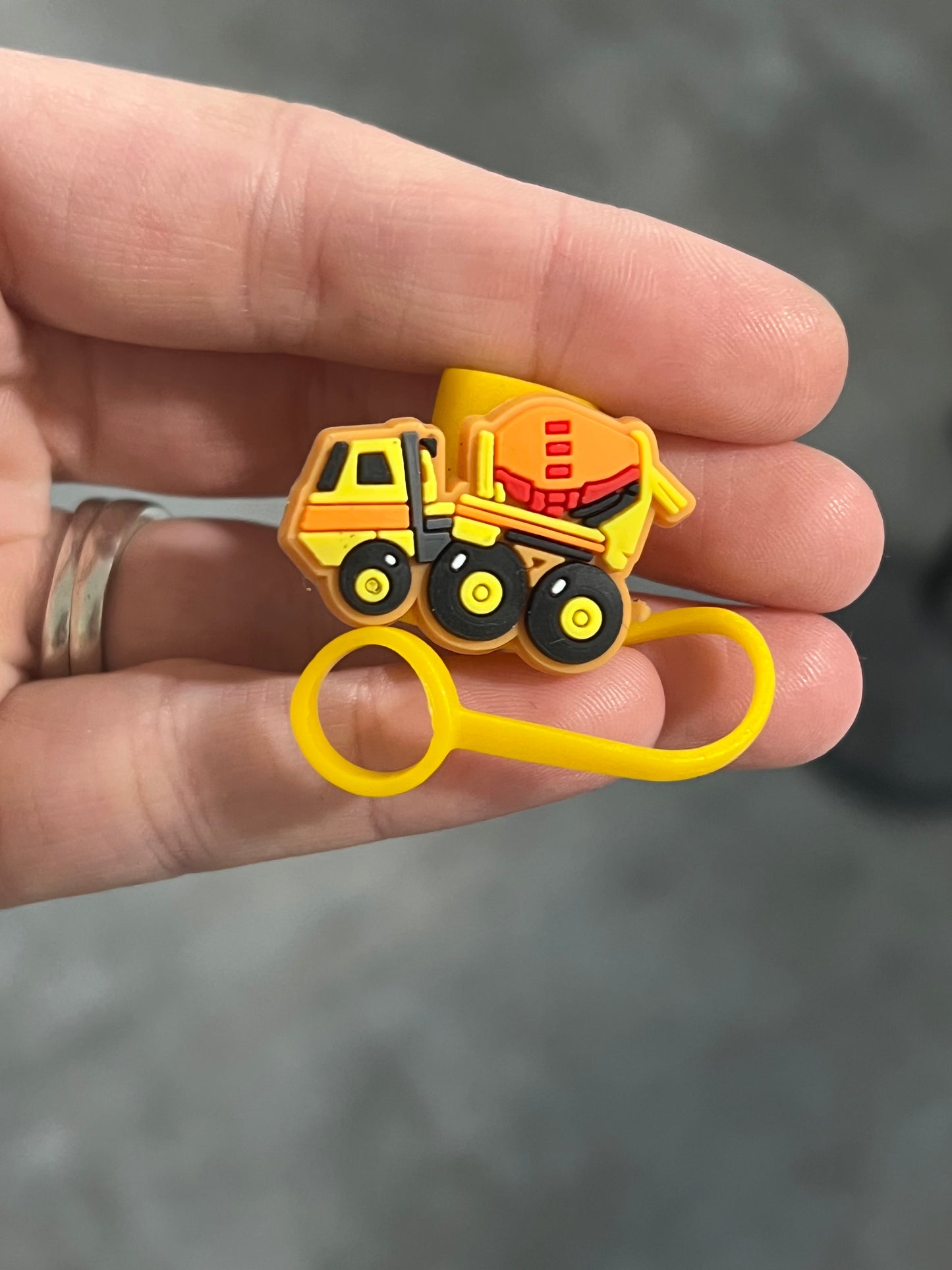 Concrete Truck Straw Buddy