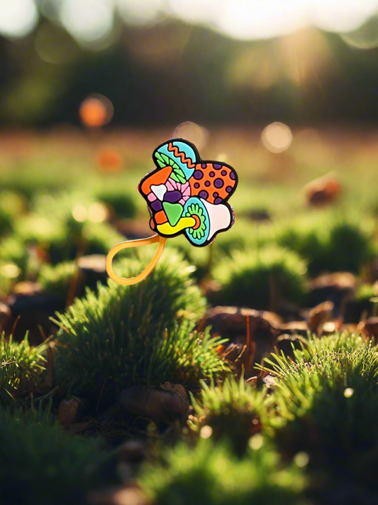 Trippy Mushroom Straw Buddy