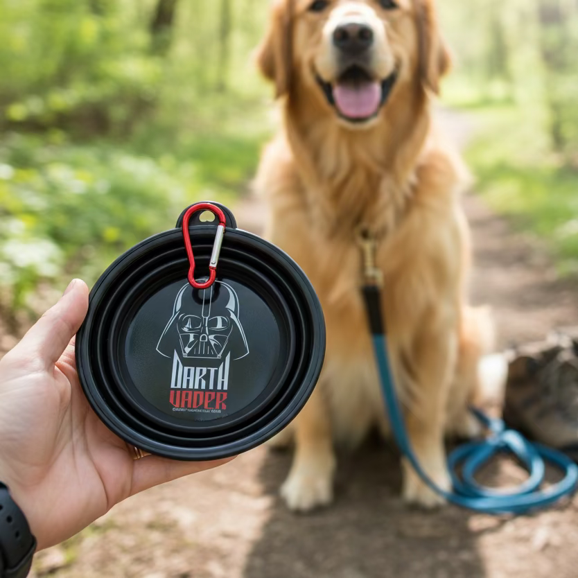 Travel water bowl Darth Vader