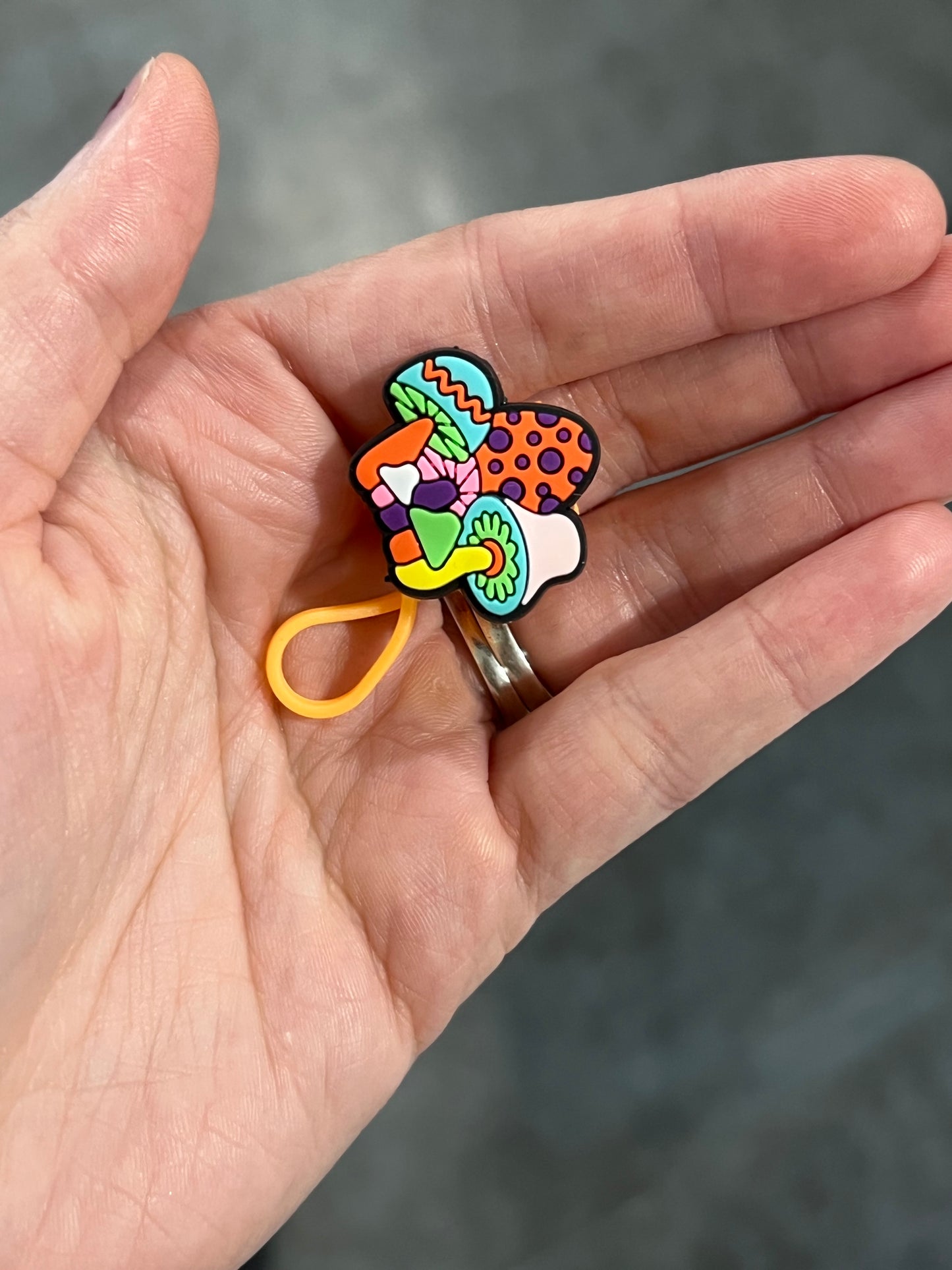 Trippy Mushroom Straw Buddy