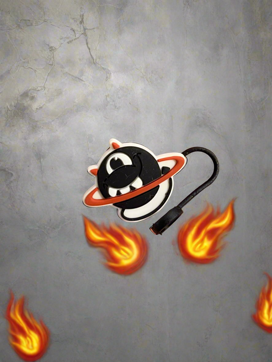 Rocking Devil Straw Buddy