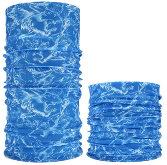 Aqua face shield/headband