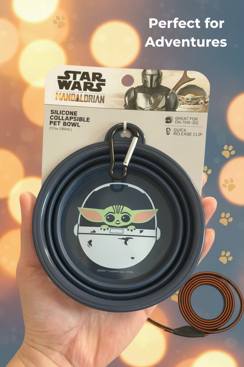 Grogu travel water bowl