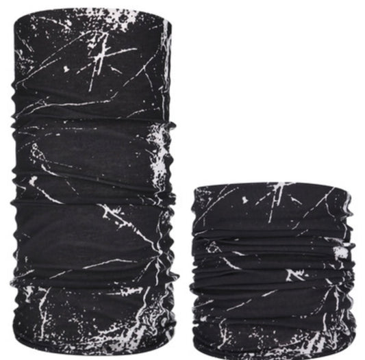 Black ice face shield/ headband