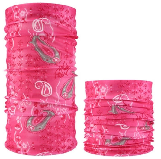 Pink Dana face shield/headband